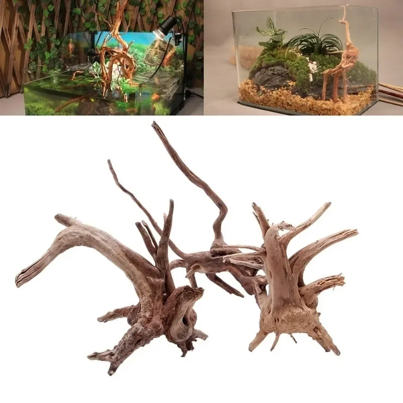 Aquarium Fish Hideout - Tronco de árbol Natural de madera
