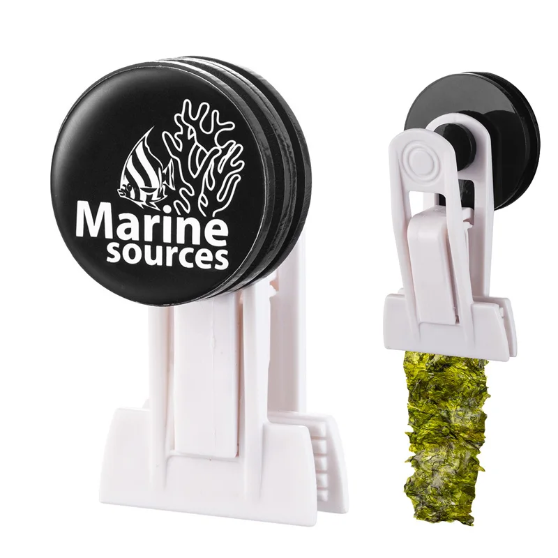 Aquarium Fish Marine - Abrazadera de alimentación de algas magnéticas
