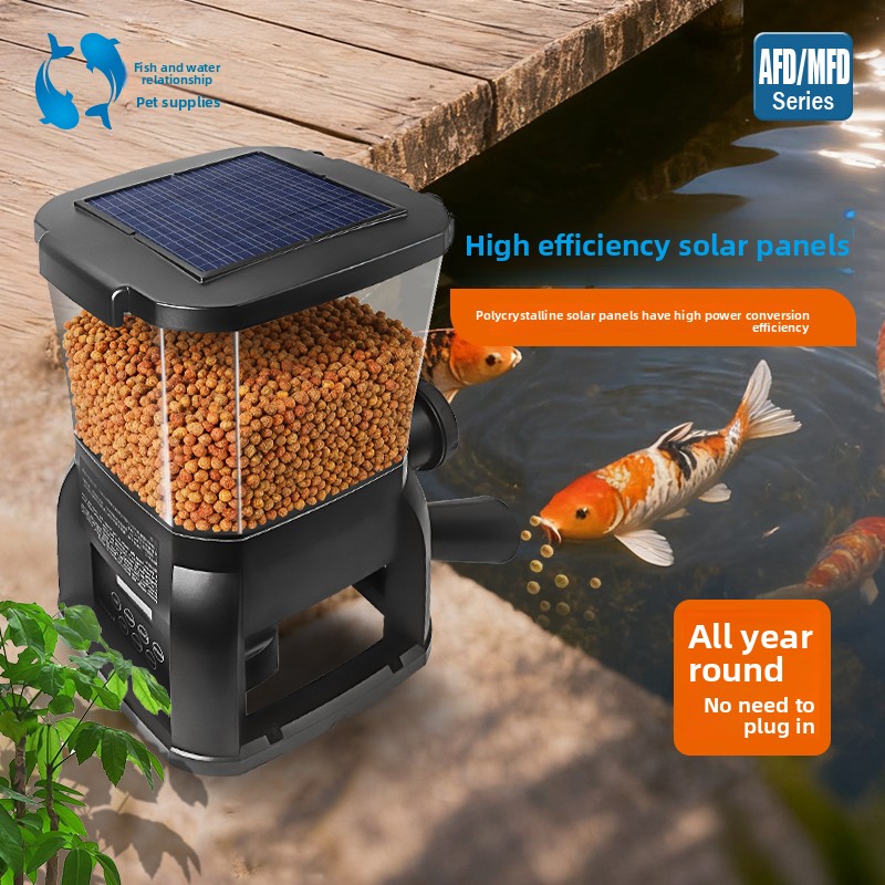 Aquarium Fish Koi - Alimentador automático de peces Jebao Solar