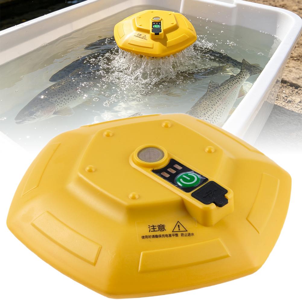 Aquarium Fish Marine - Bomba de Oxígeno Portátil para Peceras,