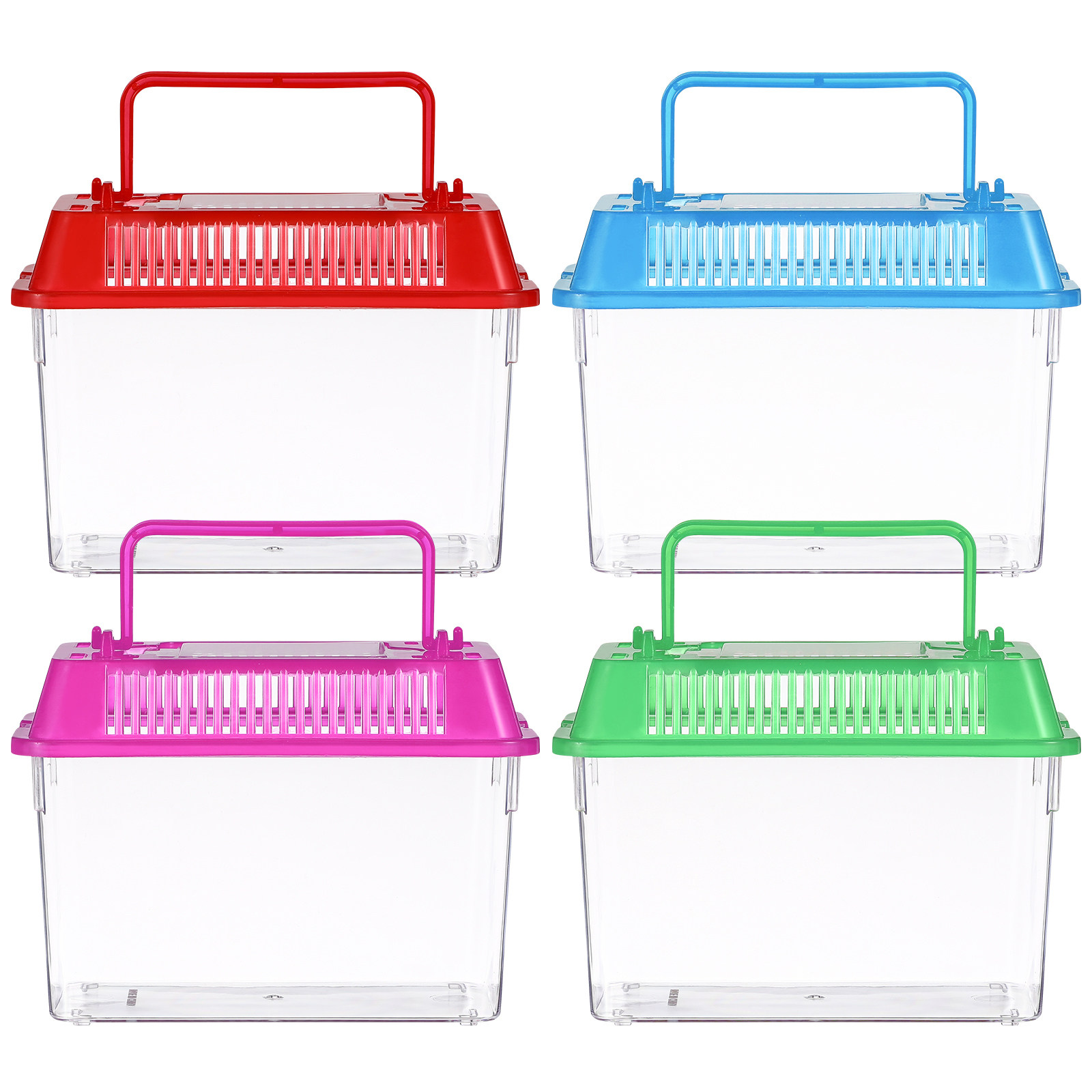 Aquarium Goldfish - Mini Pecera Portátil de Plástico para