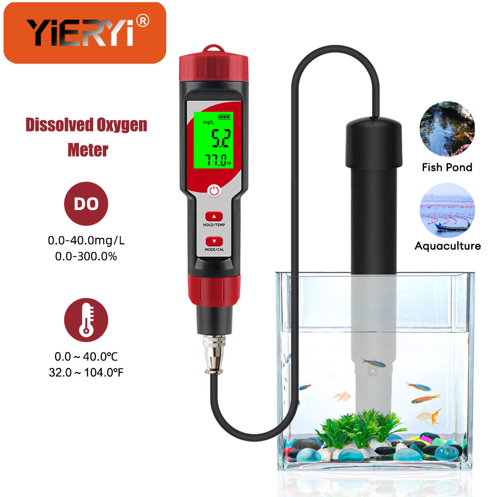Aquarium Fish Koi - Medidor de oxígeno disuelto para agua