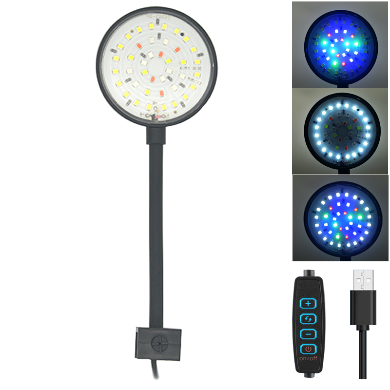 Lámpara LED USB para acuario,  - Aquarium Fish Only reseña y precio