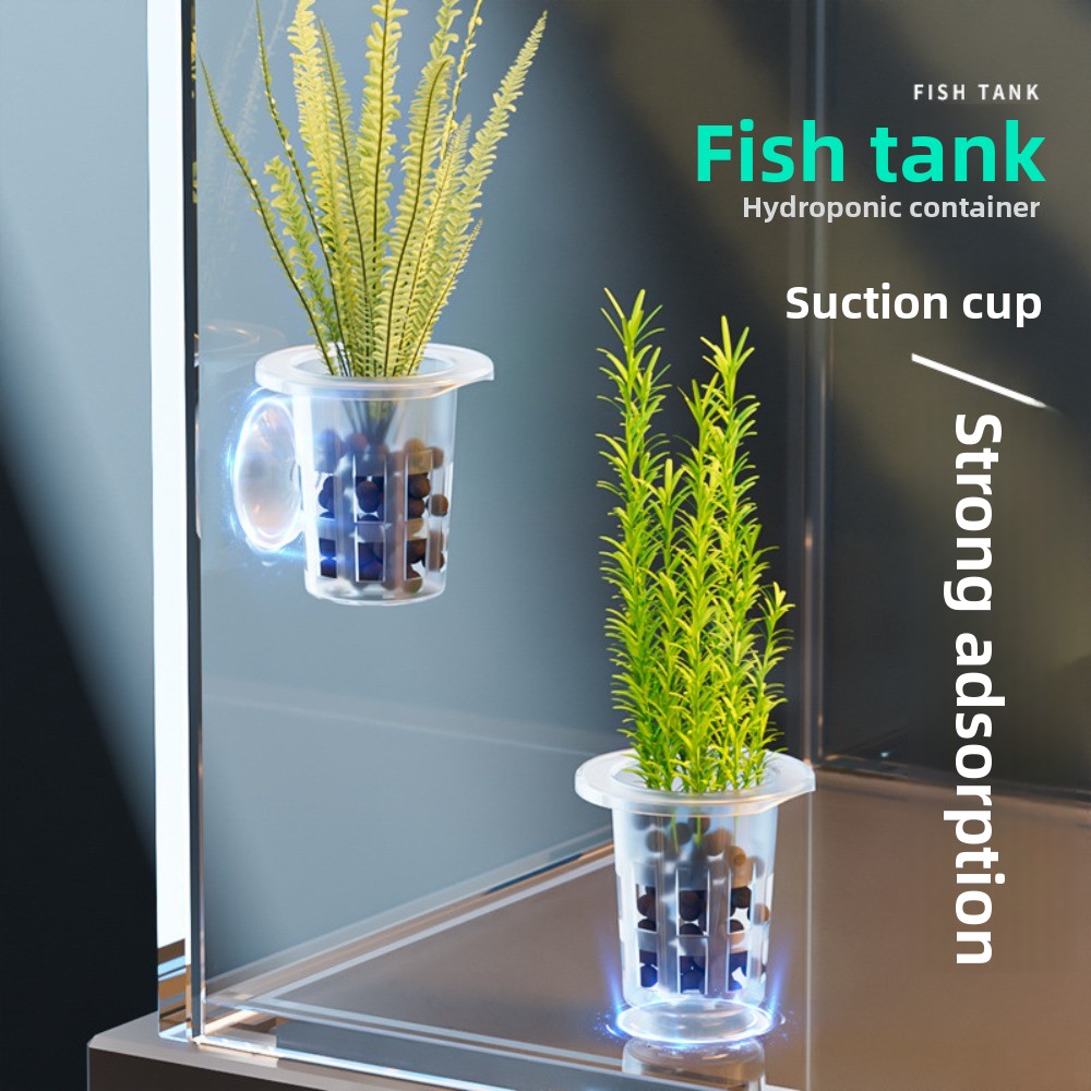 10 Macetas Transparentes para  - Aquarium Fish Hideout reseña y precio