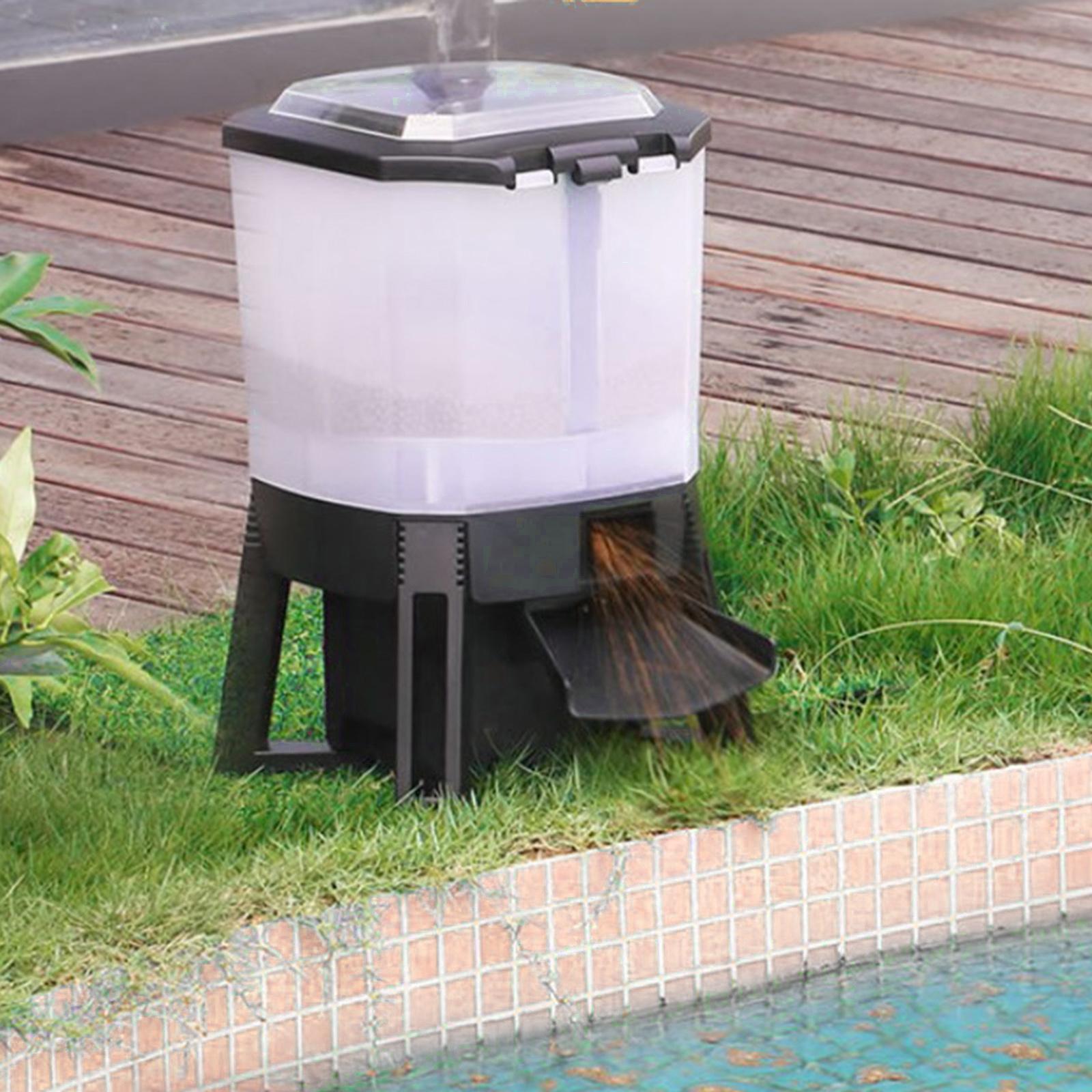 Alimentador de acuario automát - Aquarium Fish Koi reseña y precio