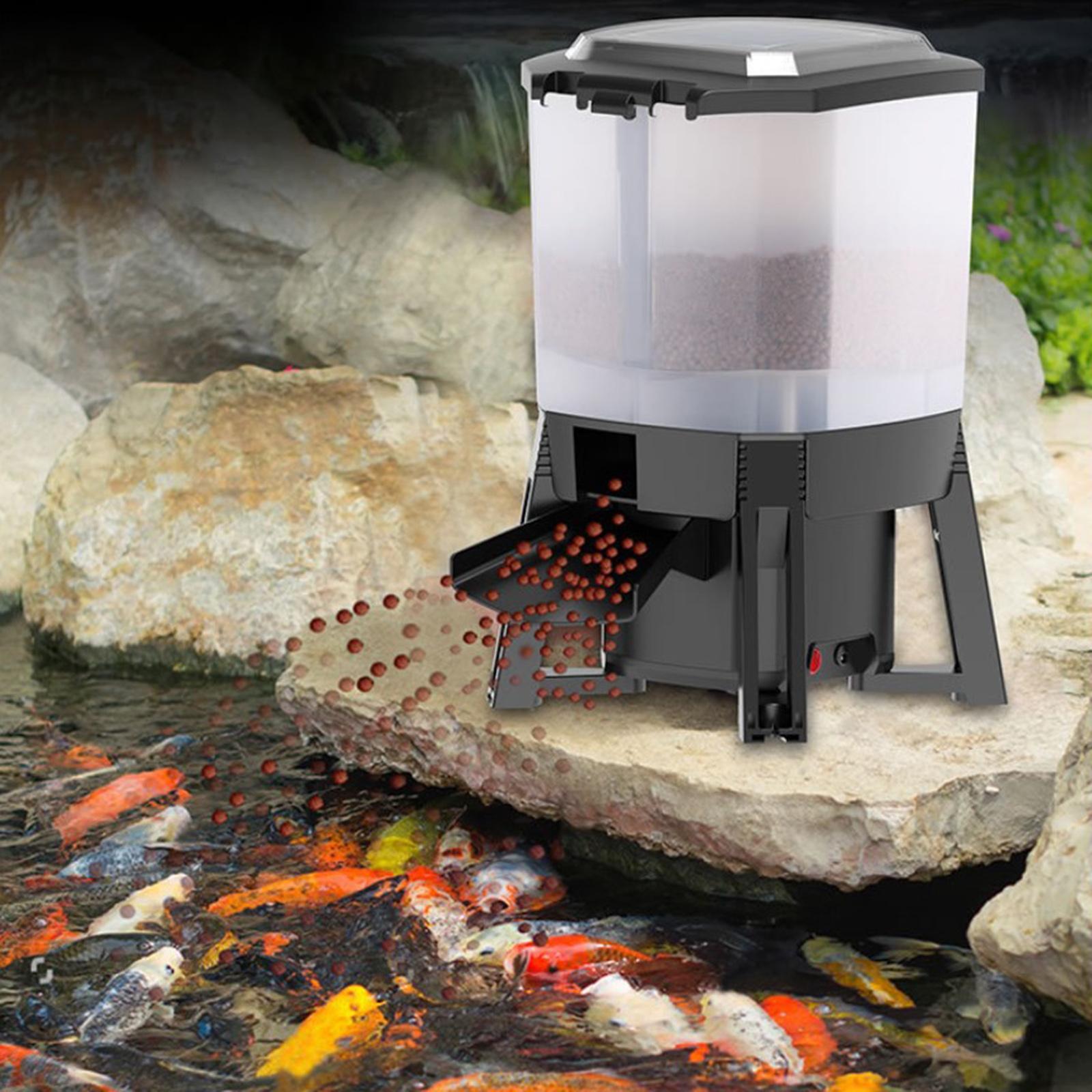 Alimentador de acuario automát - Aquarium Fish Koi reseña y precio