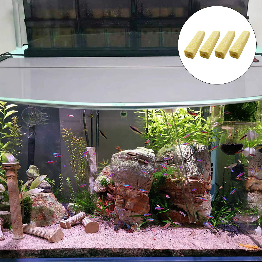 4 unidades de material filtran - Aquarium Fish Yellow reseña y precio