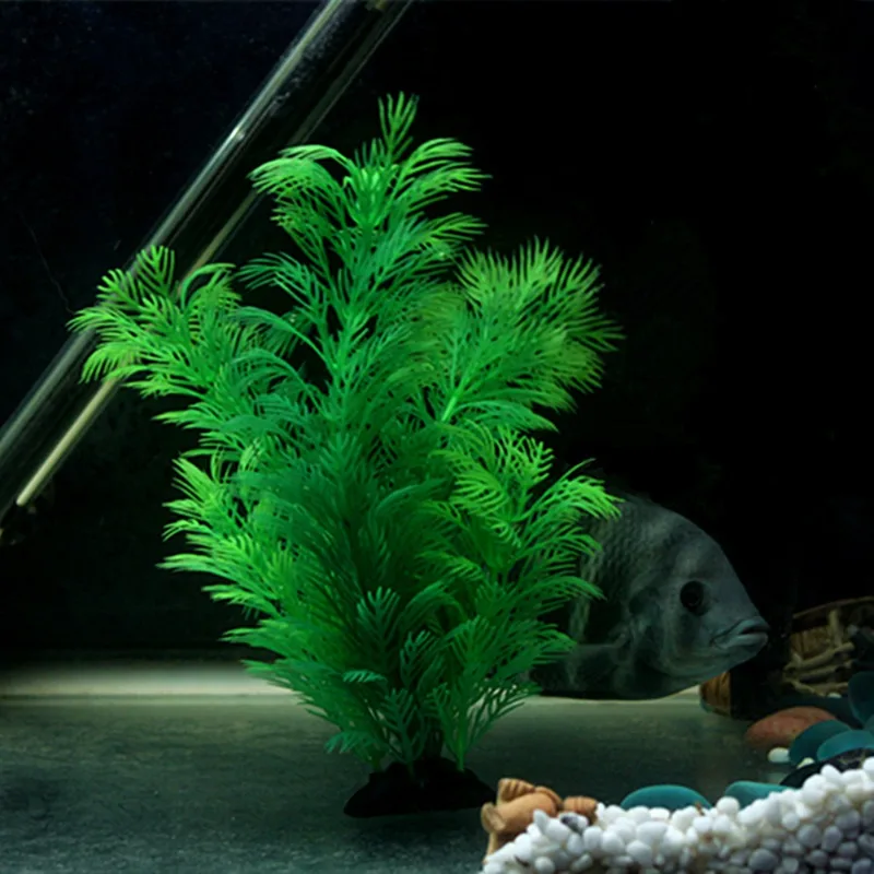 Plantas artificiales para deco - Aquarium Fish Hideout reseña y precio