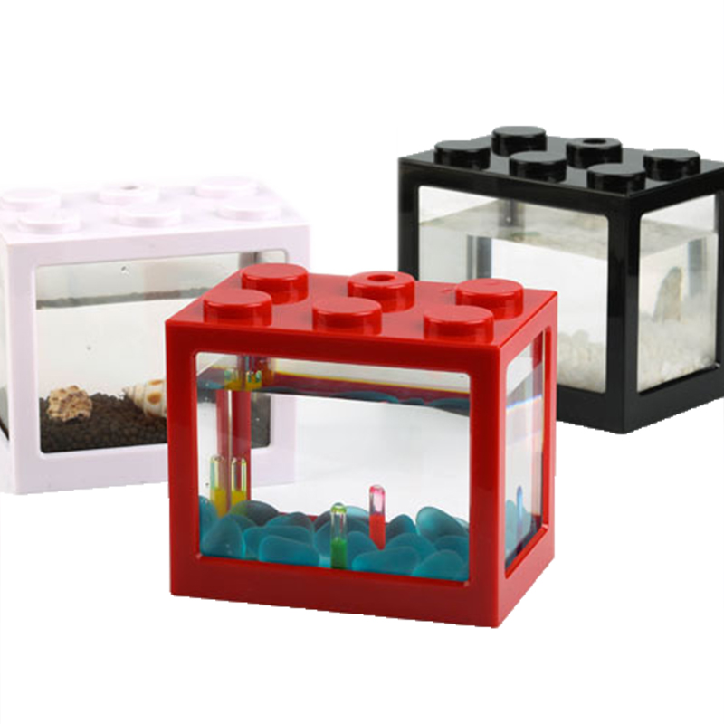 Mini Acuario de 7 Colores para - Aquarium Goldfish reseña y precio