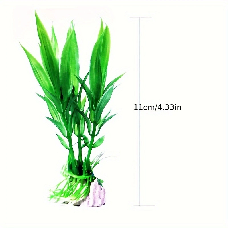 Plantas artificiales de plásti - Aquarium Fish Hideout reseña y precio