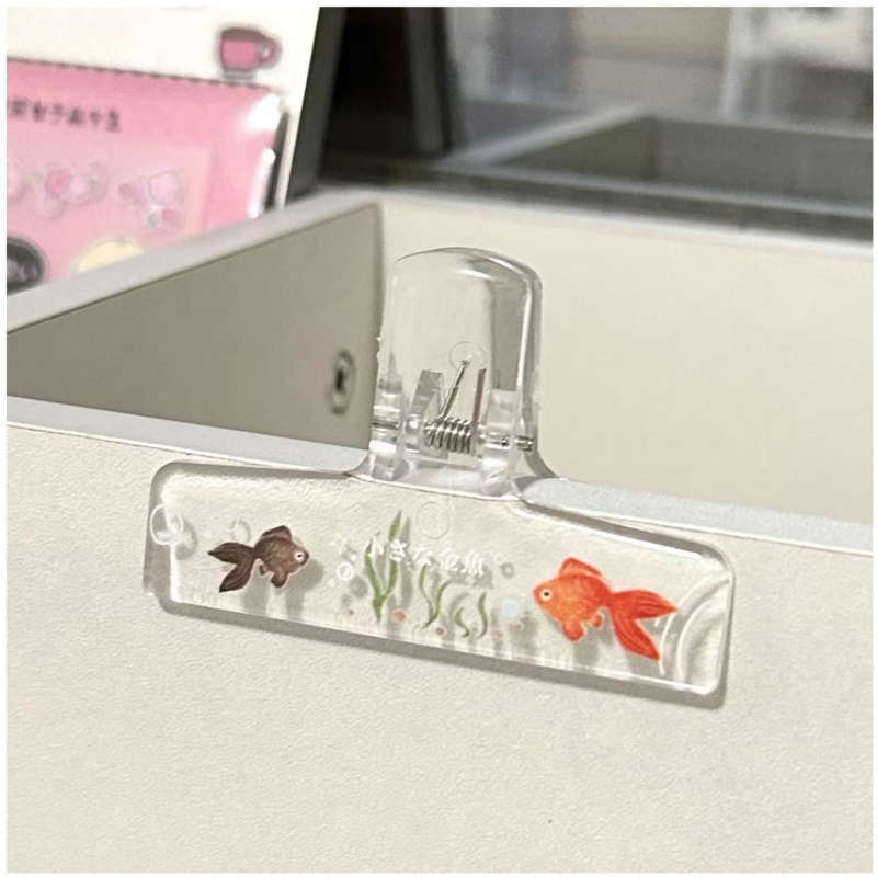 Clip transparente de acrílico  - Aquarium Goldfish reseña y precio