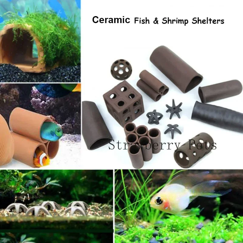 Decoración de acuario de cerám - Aquarium Fish Hideout reseña y precio
