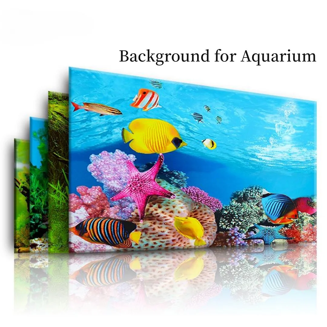 Fondo acuario pegatina 3D cart - Aquarium Fish Hideout reseña y precio