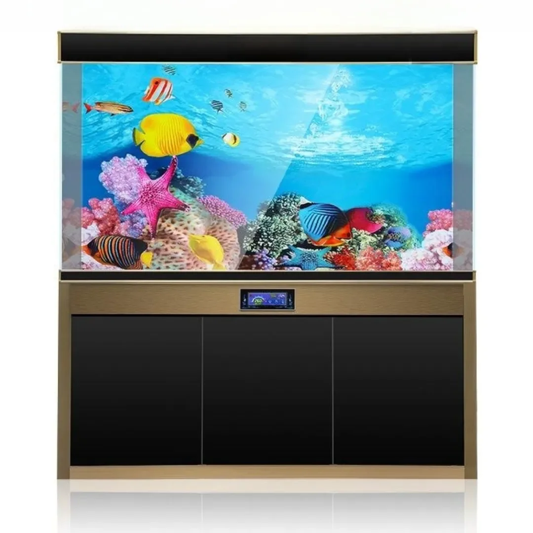 Fondo acuario pegatina 3D cart - Aquarium Fish Hideout reseña y precio
