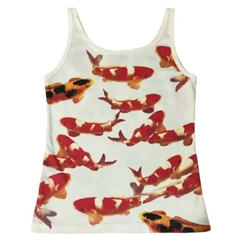 Tops de calle estilo Grunge am - Aquarium Fish Koi reseña y precio