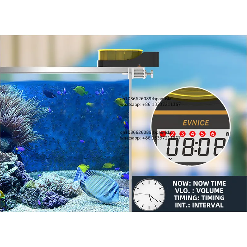 EV200UG-PLUS Alimentador Autom - Aquarium Fish Koi reseña y precio