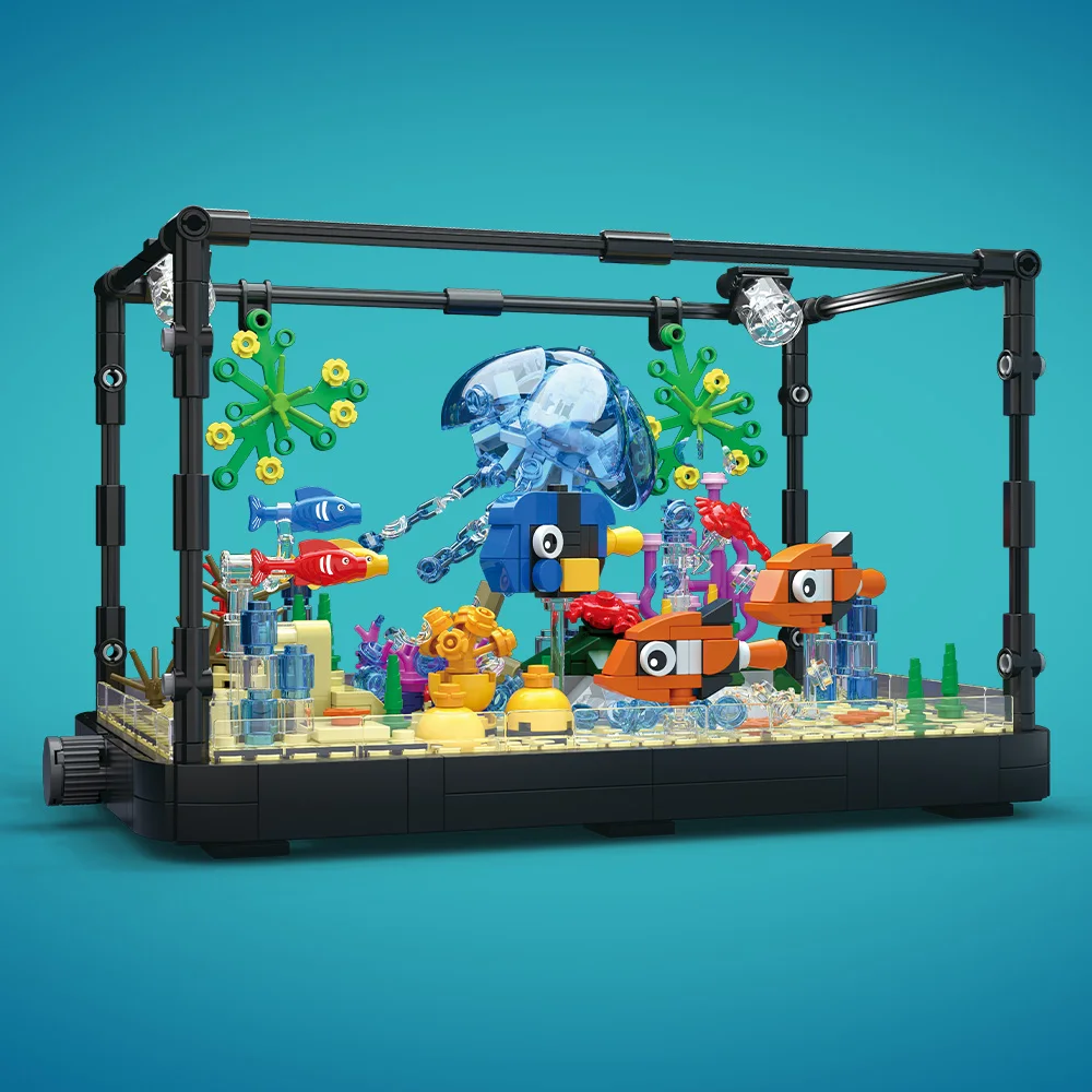 Juego de bloques de construcci - Aquarium Fish Marine reseña y precio