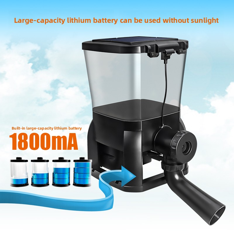 Alimentador automático de pece - Aquarium Fish Koi reseña y precio