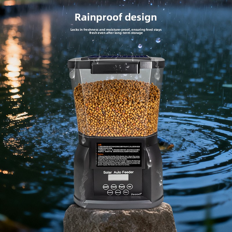 Alimentador automático de pece - Aquarium Fish Koi reseña y precio