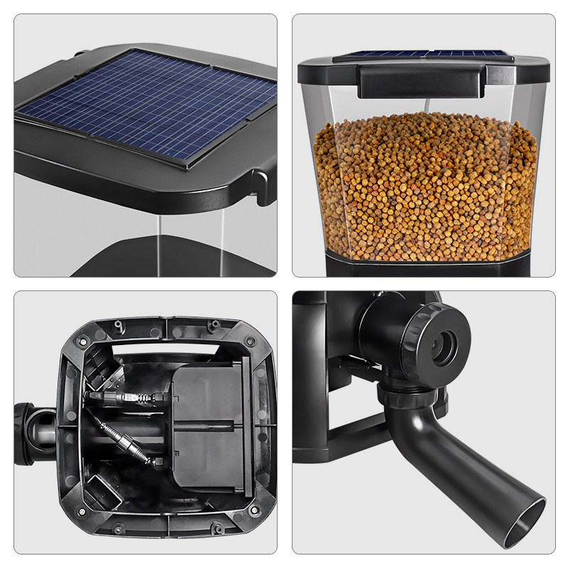 Alimentador automático de pece - Aquarium Fish Koi reseña y precio