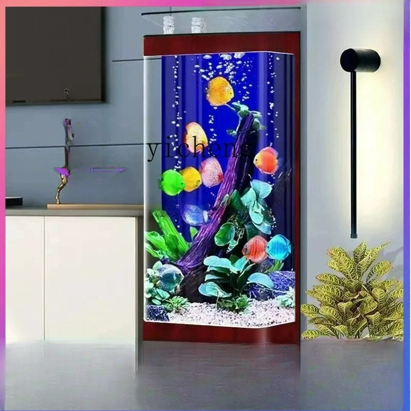 Acuario de pared vertical de s - Aquarium Goldfish reseña y precio