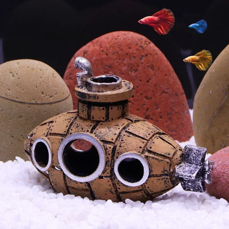 Adornos de Resina para Acuario - Aquarium Fish Hideout reseña y precio