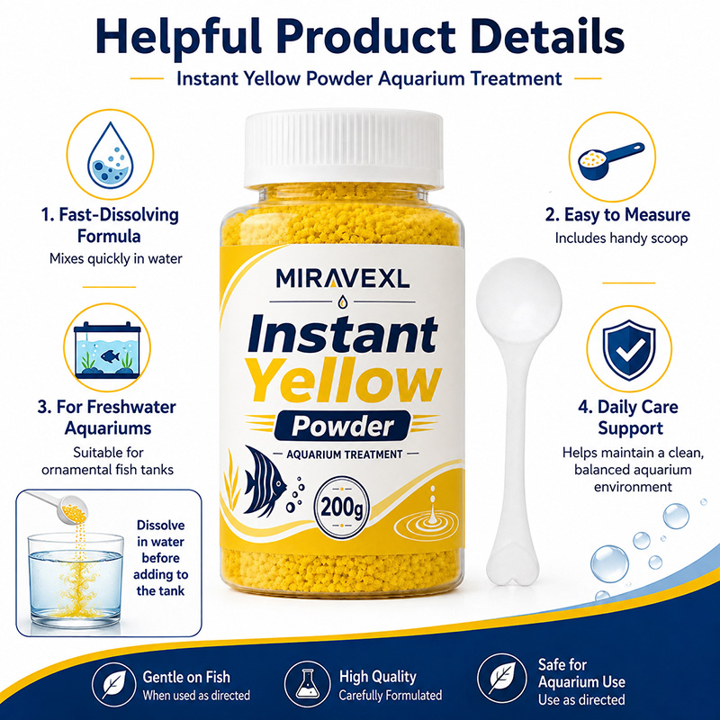 MIRAVEXL Acondicionador de Agu - Aquarium Fish Yellow reseña y precio