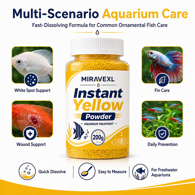 MIRAVEXL Acondicionador de Agu - Aquarium Fish Yellow reseña y precio