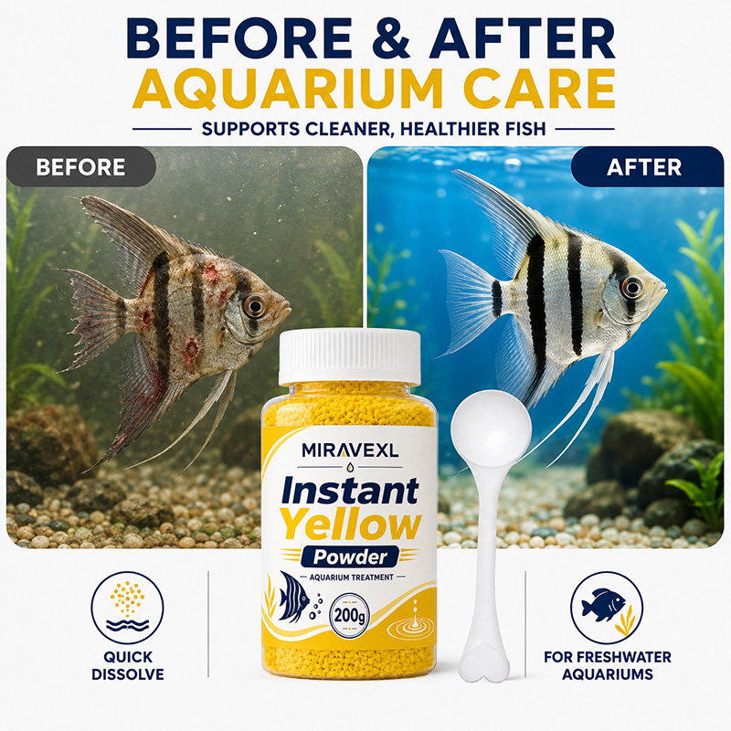 MIRAVEXL Acondicionador de Agu - Aquarium Fish Yellow reseña y precio