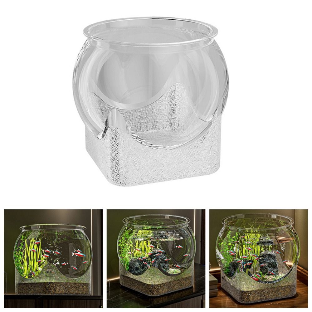 Pecera Redonda Ultra Transpare - Aquarium Goldfish reseña y precio